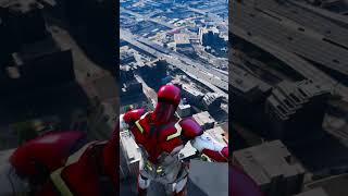 GTA 5 Spideyman Epic Ragdolls Compilation With spidey aqua SpiderMan Water JumpsFalls [upl. by Aita]