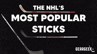 What are the MOST POPULAR STICKS in the NHL Today [upl. by Ihcelek]