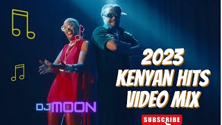 2023 KENYAN HITS VIDEO MIX  DJ MOON FT NYASHINSKI FEMI ONE SAUTI SOL NVIIRI BRIDGET BLUE [upl. by Ennaillek704]