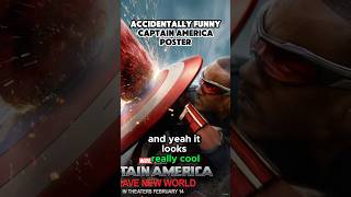 ACCIDENTALLY FUNNY Captain America 4 Brave New World poster Sam vs Red Hulk Fight [upl. by Adnilrev]