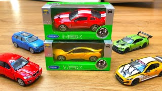 Unboxing New DieCast Model Kinsmart BMW I8 and Shelby GT500 sport diecast metal 136 scale [upl. by Nylasor]