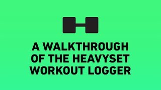 Workout logger walkthrough  HeavySet for iOS [upl. by Roderica603]