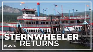 Historical sternwheeler makes its return to Columbia River [upl. by Rednael401]