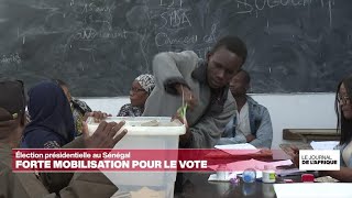 Forte mobilisation pour le premier tour de la présidentielle au Sénégal • FRANCE 24 [upl. by Desiree]