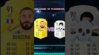 REAL MADRID VS FC BARCELONA FIFA 23 CARD  FIFA Gaming football viralshort video youtube [upl. by Yhotmit]