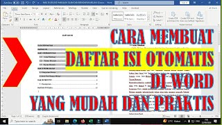 Cara Membuat Daftar Isi Otomatis di Word yang Mudah dan Praktis [upl. by Azilef]