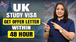 UK STUDY VISA GET OFFER LETTER WITHIN 48 HOURS  STUDY VISA UPDATES 2024  UK  THE VISA OFFIC [upl. by Enelcaj925]