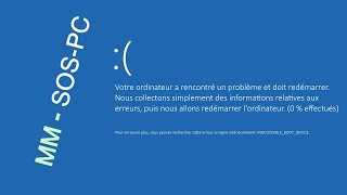 Résoudre les Problèmes de Démarrage  Votre PC a Rencontré un Problème et doit Redémarrer [upl. by Akcirret]