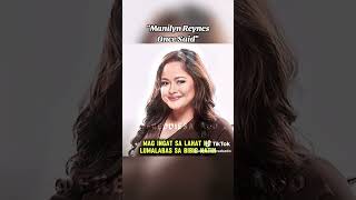 Manilyn reynes Once said [upl. by Cnut]