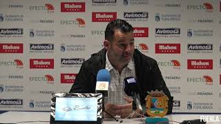 Rueda de prensa de Mere previa al CF Fuenlabrada  Real Valladolid B [upl. by Odnalo740]