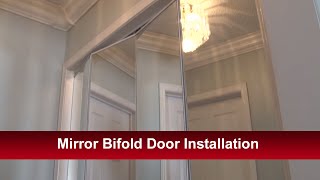 Mirror Bifold Door Installation [upl. by Dione616]