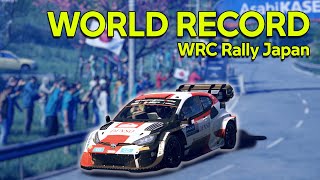 EA Sports WRC Rally Japan WORLD RECORD  Hokono Lake [upl. by Bourne513]