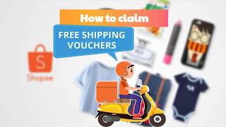 Shopee FAQ  How to Claim Free Shipping Voucher [upl. by Basilio]