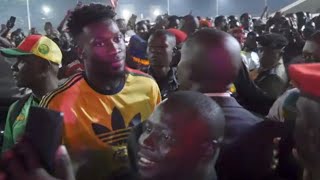 Choas erupts at Namboole as Manchester United goal keeper Andre Onana leaves stadium [upl. by Ja]