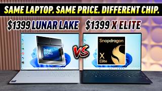 Lunar Lake x86 vs X Elite ARM chip in the SAME Laptop [upl. by Artapoelc]