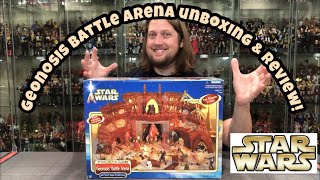 Geonosis Star Wars Battle Arena Unboxing amp Review [upl. by Westbrook]