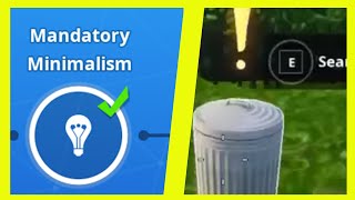 search garbage cans for lost items in a 9 city  suburban or industrial zone  fortnite stw [upl. by Adnaval85]