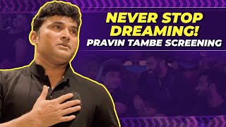 Kaun Pravin Tambe special screening I KKR I IPL 2022 [upl. by Nuoras]