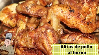 Alas de pollo al horno 🍗 Recetas de cocina Fácil y Rápido 😋 [upl. by Eillah677]