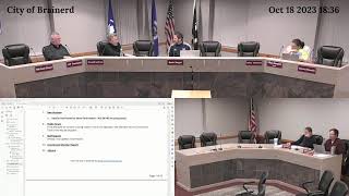 City of Brainerd  Planning Commission  10182023 [upl. by Necyla]