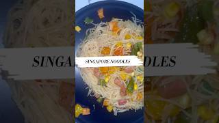 Easy Singapore Noodles youtubeshorts cooking shorts food singapore recipe [upl. by Tempa]