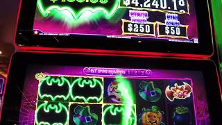 Bat n hat bonus on slot Horseshoe Bossier City 2020 [upl. by Anialam664]