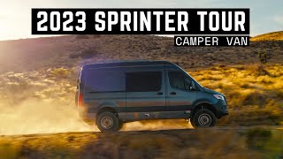 2023 Mercedes Sprinter Tour  Camper Van Conversion [upl. by Sukramaj449]