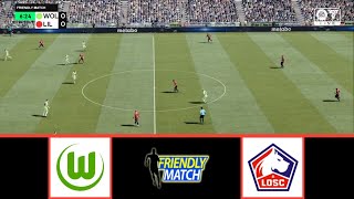 WOLFSBURG VS LOSC LILLE  CLUB FRIENDLIES 2024  FOOTBALL LIFE 2024 [upl. by Pier831]