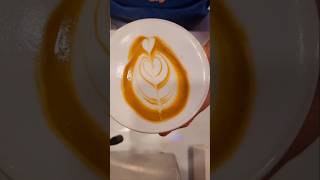 Macchiato Latte latteart coffeeart practice basic shorts youtubeshorts shortsvideo barista [upl. by Aihsinat711]