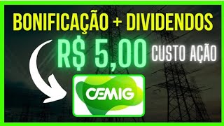 CMIG4  CEMIG PROPOSTA DIVIDENDOS BONIFICAÇÃO 30 e PREÇO MÉDIO dividendos investir cmig4 cemig [upl. by Llabmik]