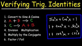 Verifying Trigonometric Identities [upl. by Pond19]