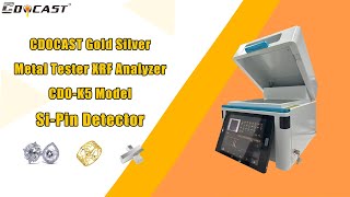 CDOCAST Metal Tester CDOK5 XRF Analyzer For Gold Silver Platinum Purity Testing [upl. by Treb]