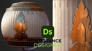 Stylized Wall Material  Substance 3D Designer [upl. by Weidman]