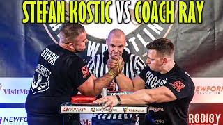 Raimonds Liepins Coach Ray vs Stefan Kostic  Prodigy Arm wrestling Malta 2022 [upl. by Larkin]