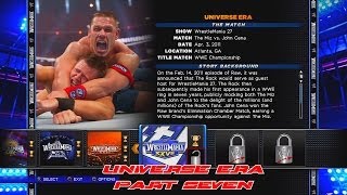 WWE 2K14 30 Years of WrestleMania  Universe Era Walkthrough Part 7 Legend Difficulty [upl. by Ynaoj633]