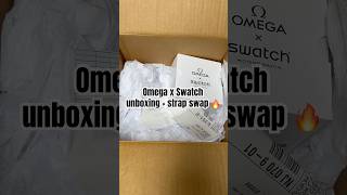 Omega x Swatch Mission to the Moon Unboxing  Horus Strap Swap omega swatch watchcollector [upl. by Rot]