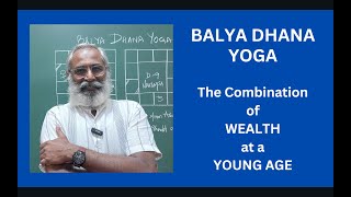 Class  483  Balya Dhana Yoga  Acquiring Wealth in an Early Age or when Young [upl. by Matteo]