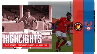 HIGHLIGHTS Ebbsfleet United V Kidderminster Harriers [upl. by Leverick]