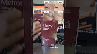 Metrona retinol serum antiaging old look skincare brightning whitening antioxidants beauty [upl. by Carlene930]