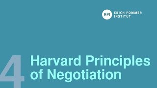 The Harvard Principles of Negotiation [upl. by Josselyn]