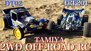 【ラジコン】Tamiya DT02 trf201 offroad 一緒にオフロード走行❗️ [upl. by Copland588]