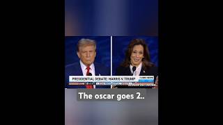 🤣 And the Oscar goes 2 Stop the cap kamalaharris trump presidentialdebate2024 funny memes [upl. by Tipton]