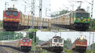 New ERA Begins in NANDED Division  Powerful ELECTRIC vs DIESEL Trains  Indian Railways [upl. by Dacey]