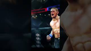 UFC GAME nurmagomedov vs poirier high roundhouse kick shorts [upl. by Nannahs]