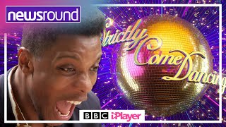 STRICTLY CBBCs Rhys REACTS to being a contestant  Newsround [upl. by Wootten]