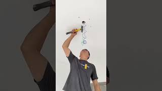 Ceiling light installation electrician electrical decor tools led goodtool decoration diy [upl. by Rhoda1]