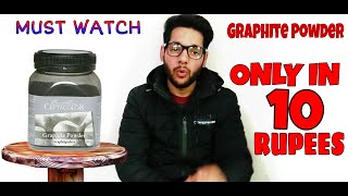 How to make graphite powder at home  Only in 10 rupees sketching art drawing artists [upl. by Wootten]