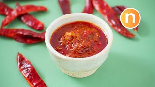 Malaysian Hot and Spicy Condiment  Sambal Nyonya Cooking [upl. by Ahsini748]