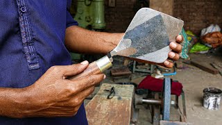 Forging Unique Masonry Trowel How Bricklaying Trowels are Made  Latest Brick Trowel Making Process [upl. by Dlonyar]