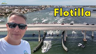 Huge Boat Parade arrives in Marco Island What the Drone Saw [upl. by Gimpel]